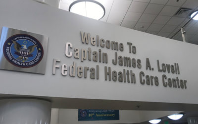 BCD thanks nurses and doctors at Captain James A. Lovell Federal Health Care Center
