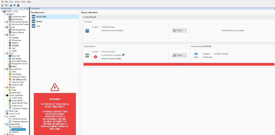 Harmonize Bridge Disaster Recovery