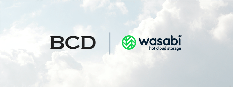 BCD wasabi hot cloud storage logos