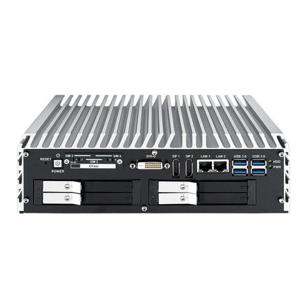 Front of BCD HES04 I5-I7 16RJ 4 Bay Small Form Factor Harsh Environment Server