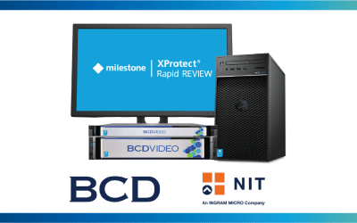 BCD Announces Release of Milestone XProtect ® Rapid Review Analytics Servers in Collaboration with NIT, an Ingram Micro Company